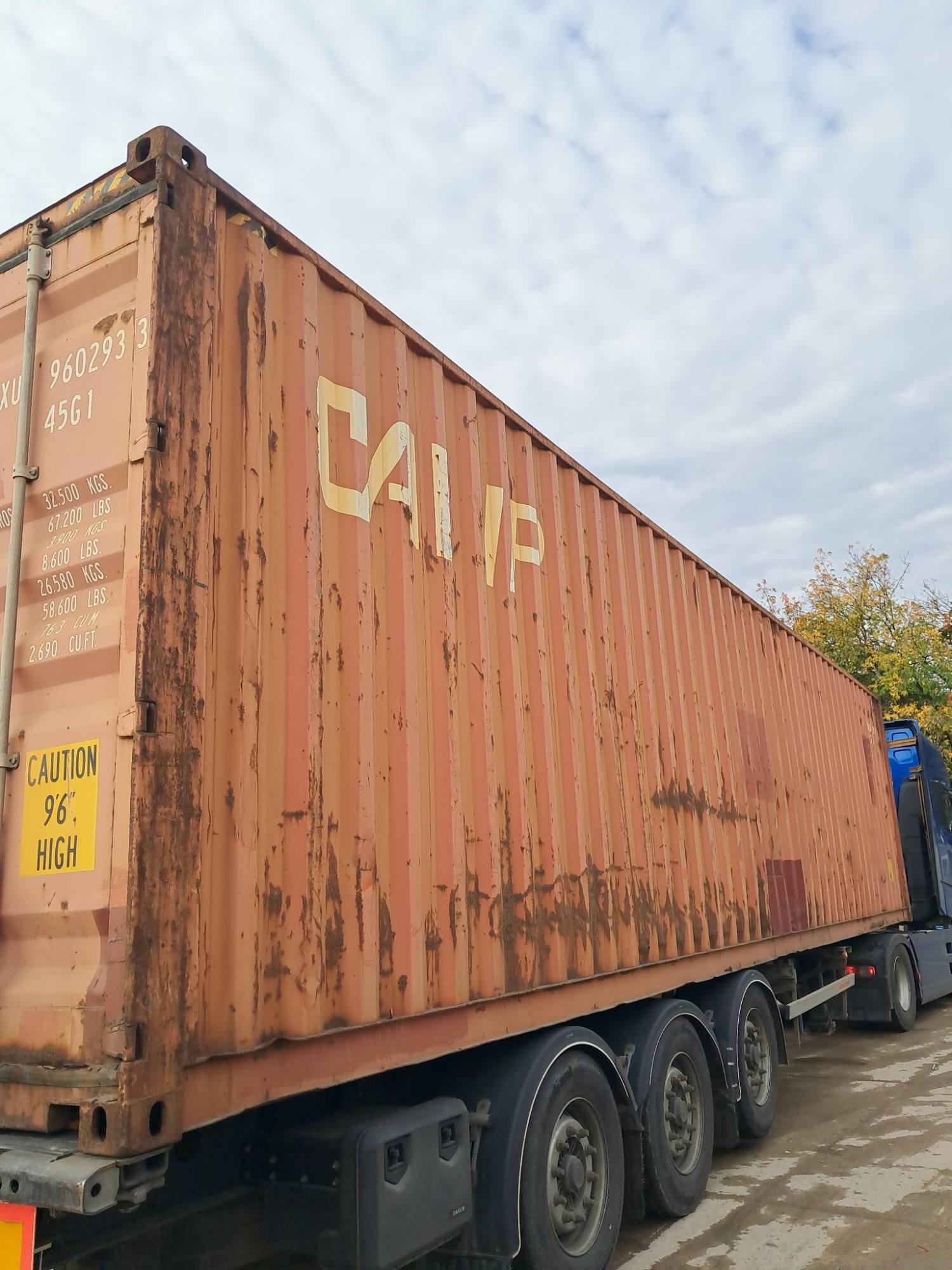 Морской контейнер CAXU9602933