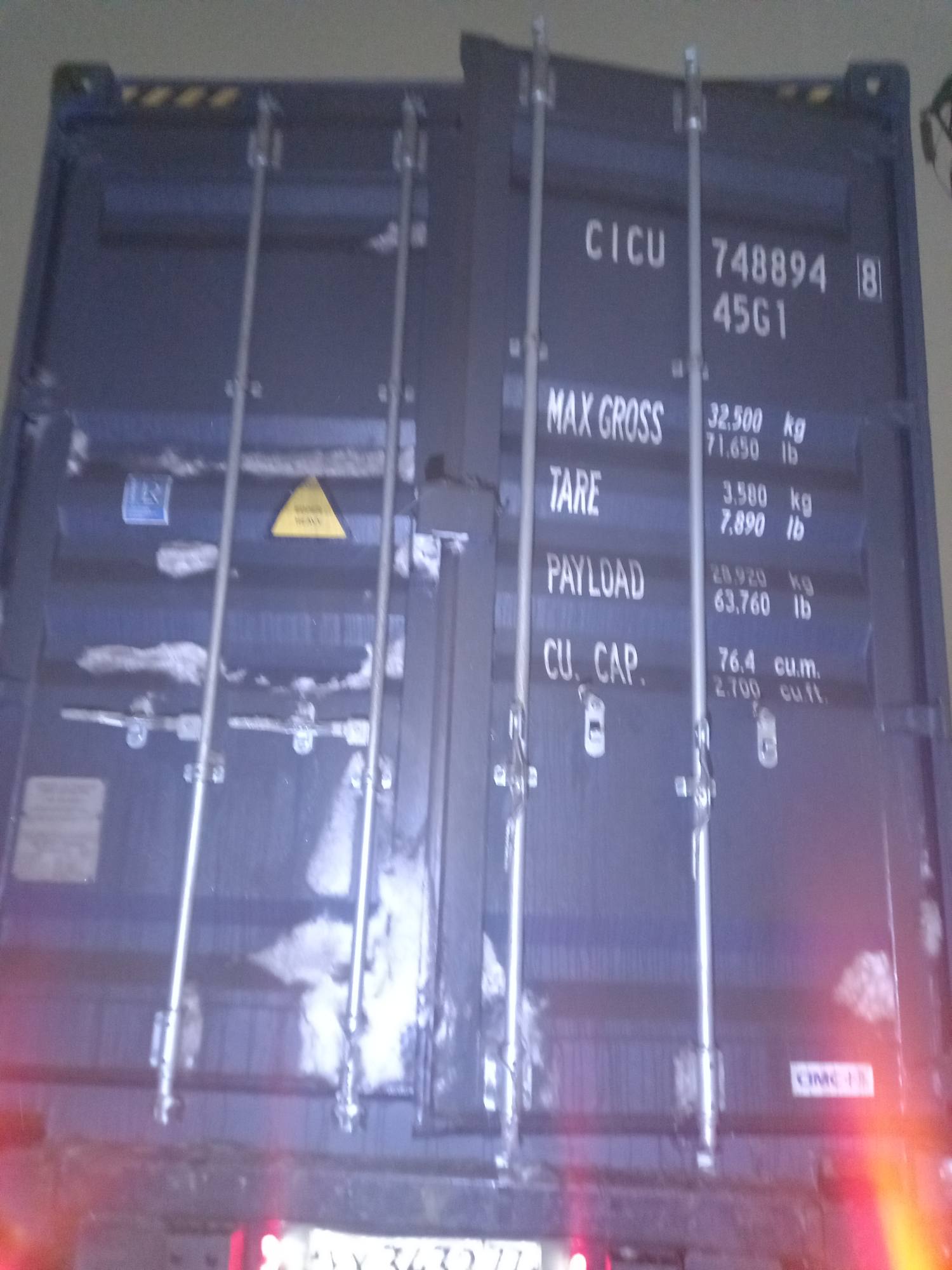 Морской контейнер CICU7488948