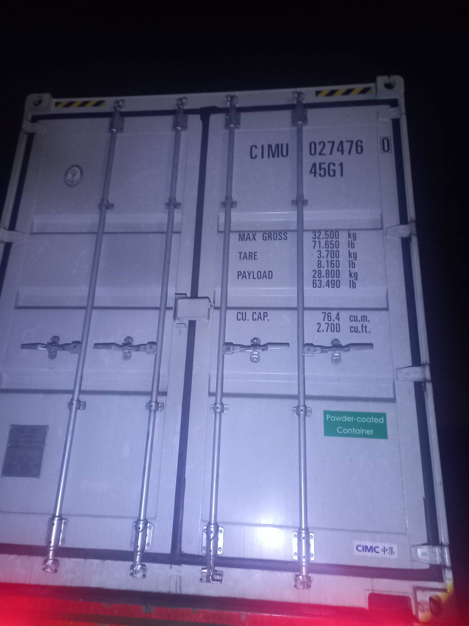 Морской контейнер CIMU0274760