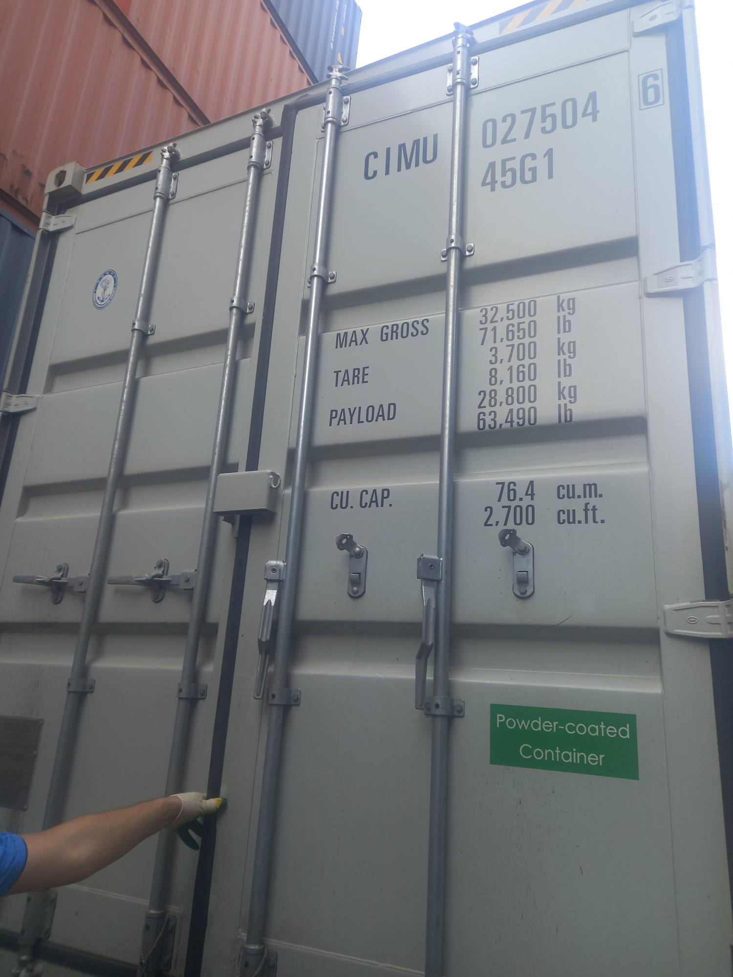 Морской контейнер CIMU0275046