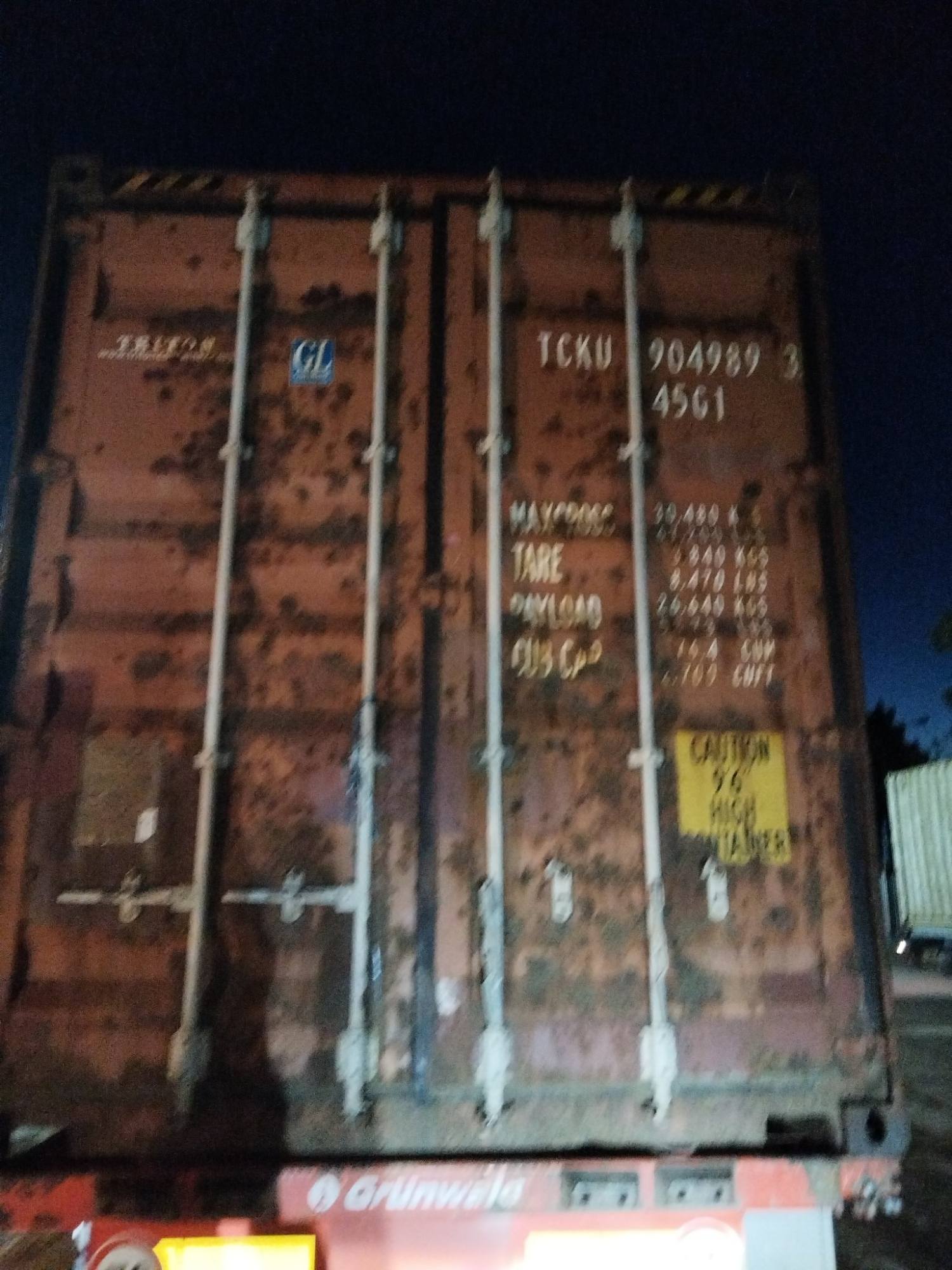 Морской контейнер TCKU9049893