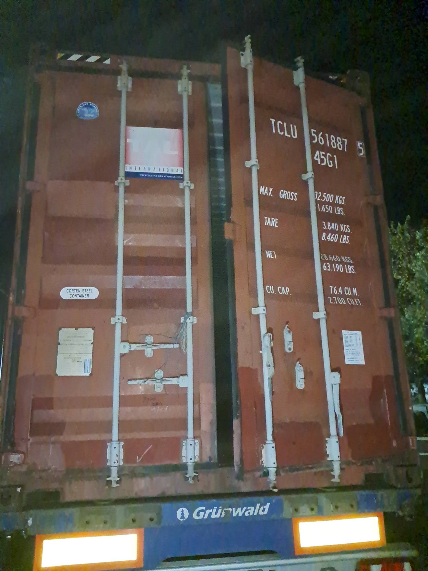 Морской контейнер TCLU5618875